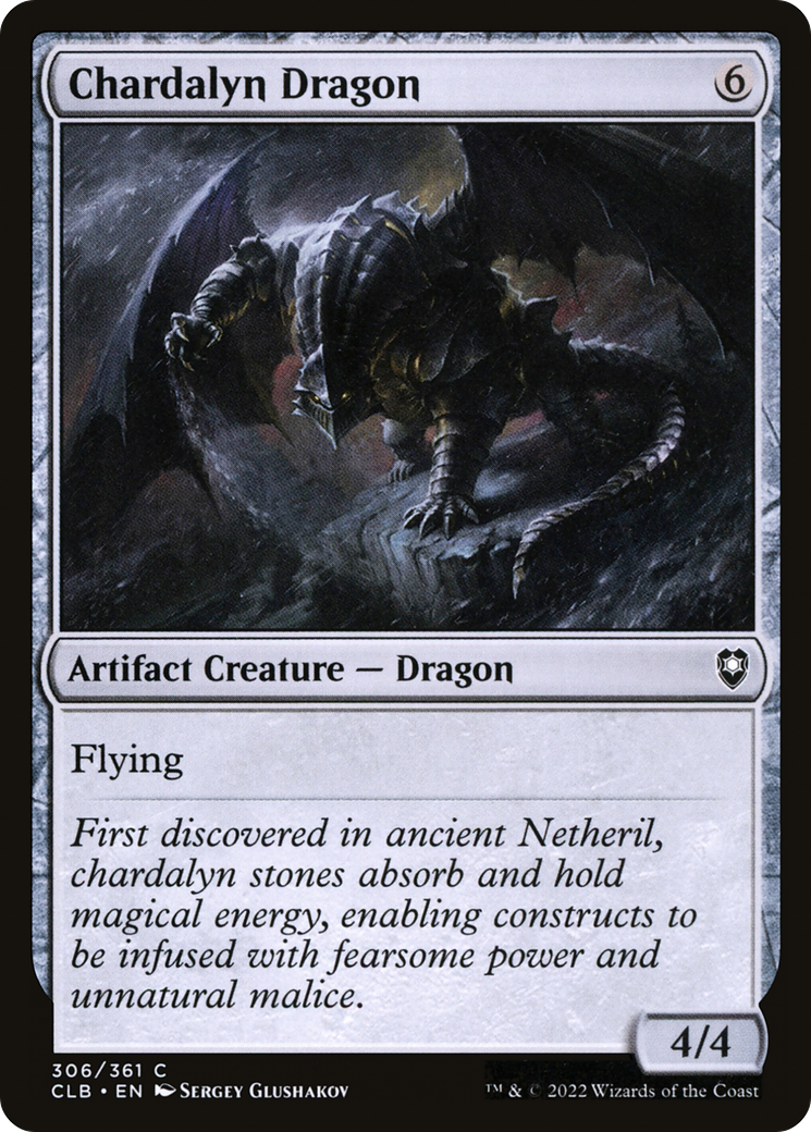 Image of Chardalyn Dragon (CLB-306) - Commander Legends: Battle for Baldur's Gate Foil