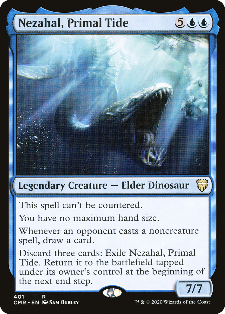 Image of Nezahal, Primal Tide (CMR-401) - Commander Legends
