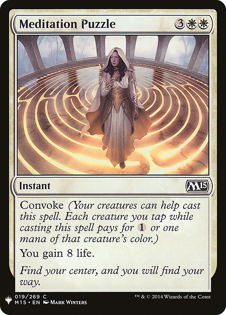 Image of Meditation Puzzle (LIST-M15-19) - The List