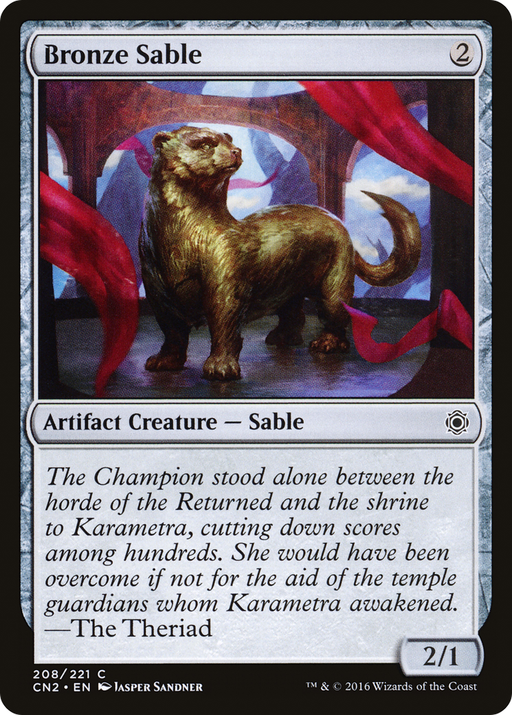 Image of Bronze Sable (CN2-208) - Conspiracy: Take the Crown