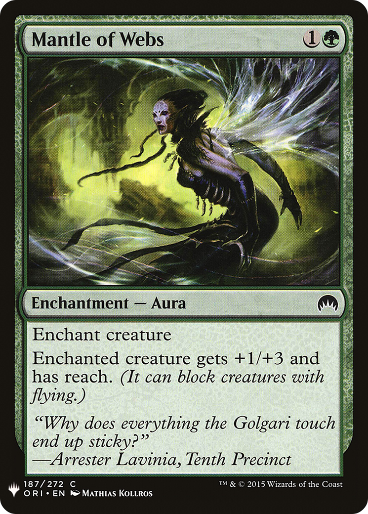 Image of Mantle of Webs (LIST-ORI-187) - The List