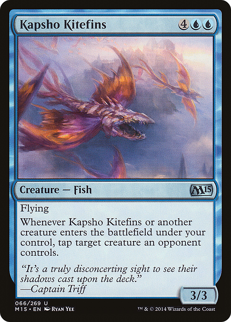 Image of Kapsho Kitefins (M15-066) - Magic 2015 Foil