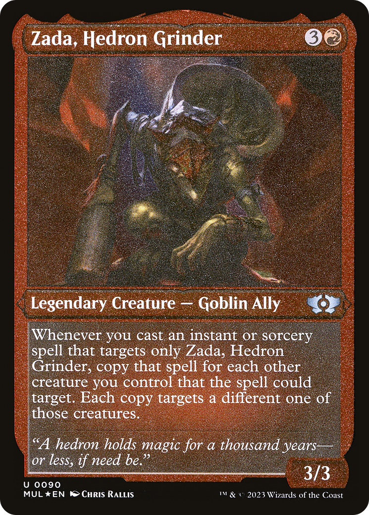 Image of Zada, Hedron Grinder (Foil Etched) (MUL-090) - Multiverse Legends Foil