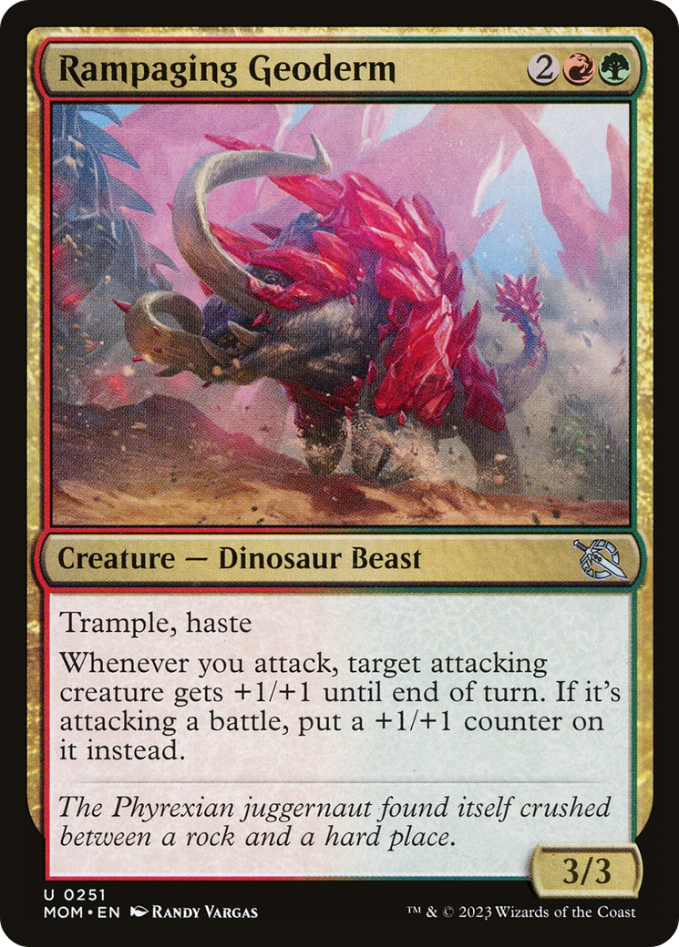 Image of Rampaging Geoderm (MOM-251) - March of the Machine