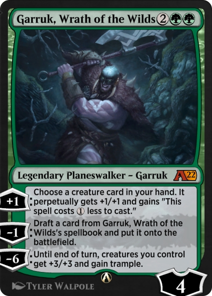 Image of Garruk, Wrath of the Wilds (Y22-047) - Alchemy: Innistrad