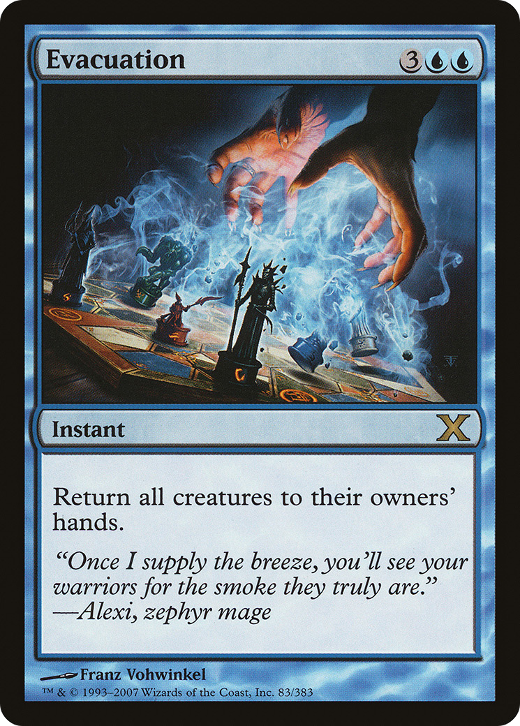 Image of Evacuation (10E-083) - Tenth Edition Foil