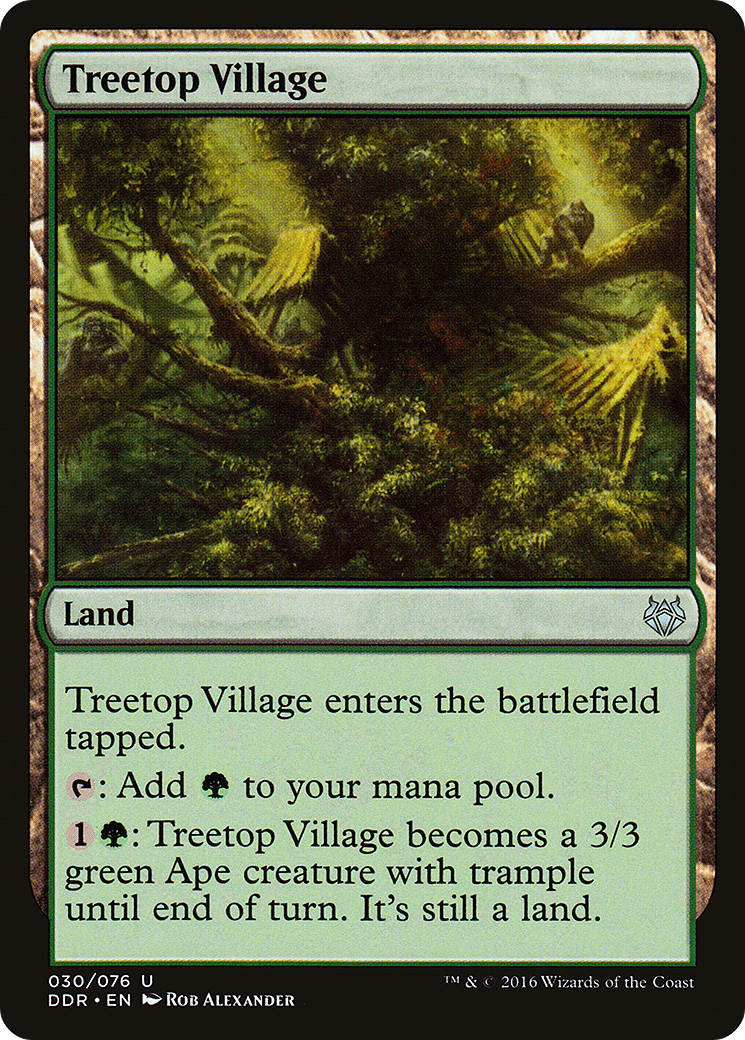 Image of Treetop Village (DDR-030) - Duel Decks: Nissa vs. Ob Nixilis