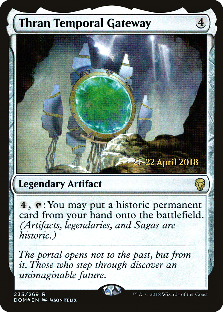 Image of Thran Temporal Gateway (PRE-233S) - Dominaria Promos Foil