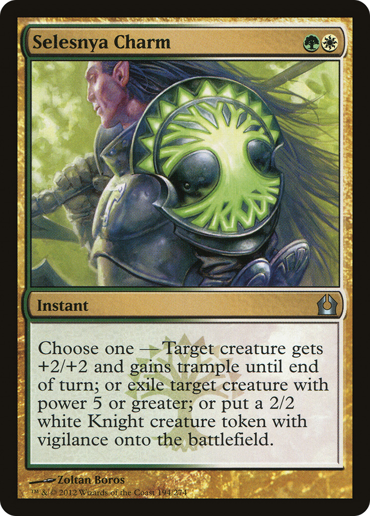 Image of Selesnya Charm (RTR-194) - Return to Ravnica