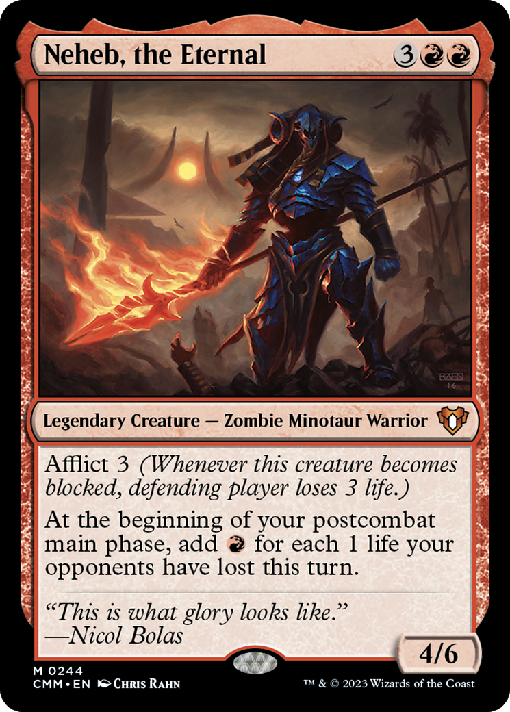 Image of Neheb, the Eternal (CMM-244) - Commander Masters