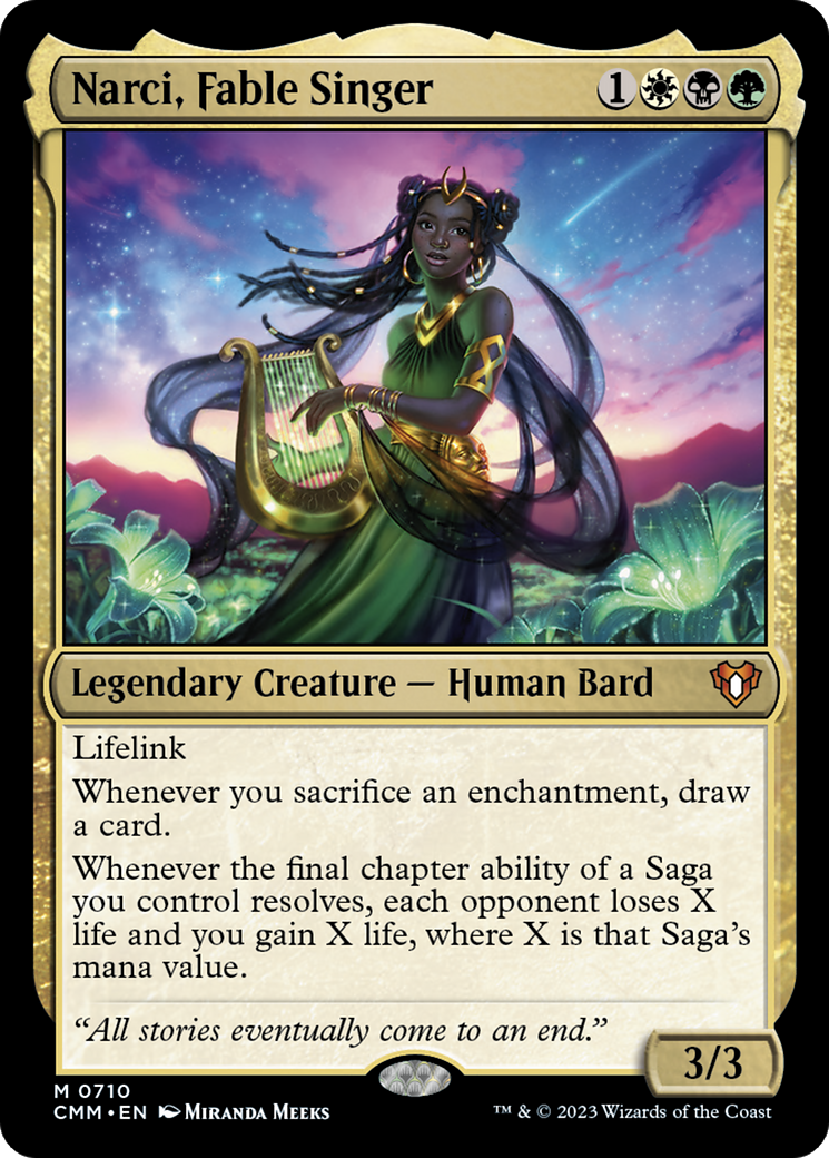 Image of Narci, Fable Singer (CMM-710) - Commander Masters Foil