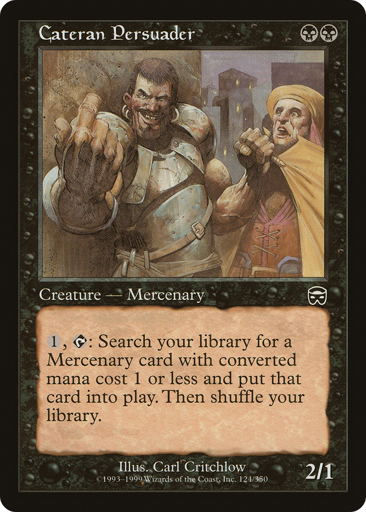 Image of Cateran Persuader (MMQ-124) - Mercadian Masques