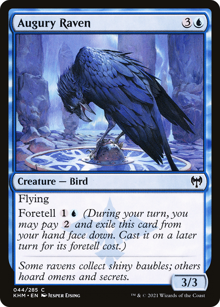 Image of Augury Raven (KHM-044) - Kaldheim
