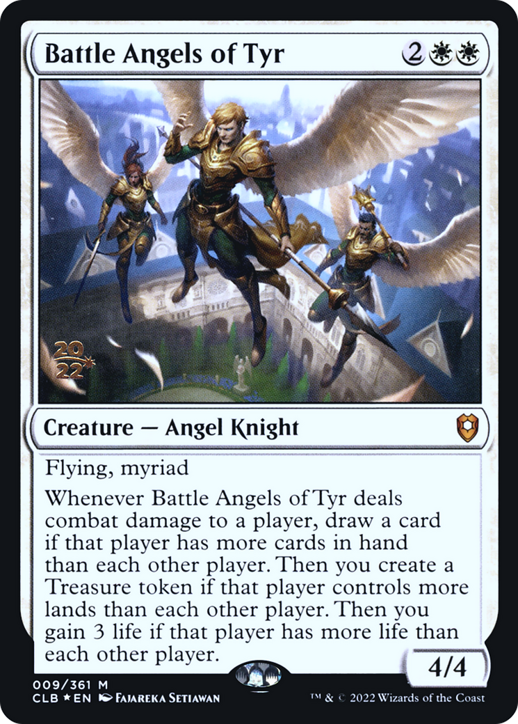 Image of Battle Angels of Tyr (PRE-009) - Battle for Baldur's Gate Promos Foil