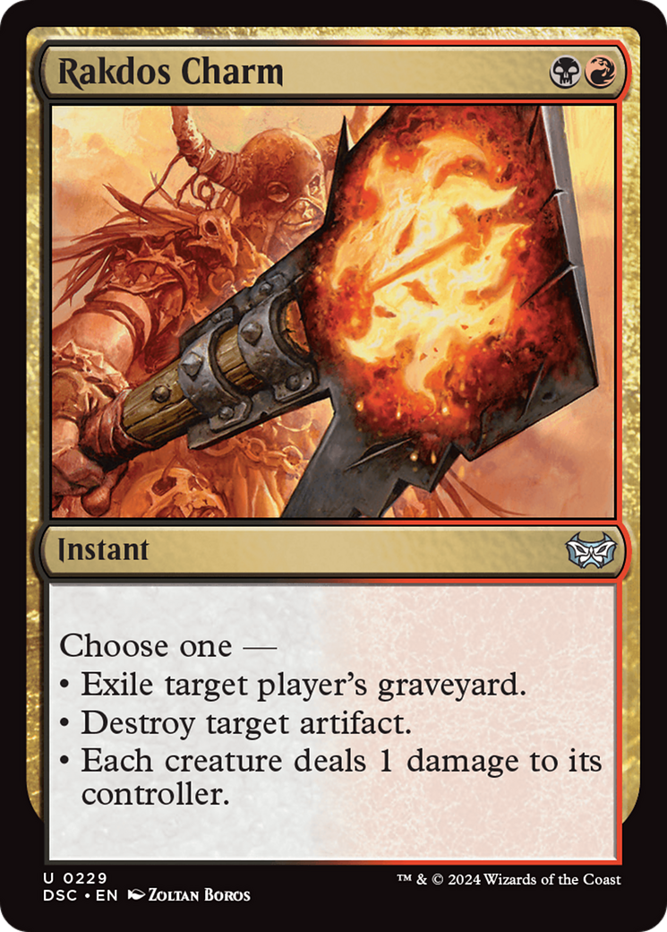Image of Rakdos Charm (DSC-229) - Duskmourn: House of Horror Commander
