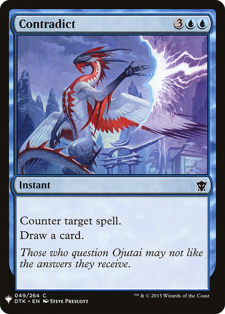 Image of Contradict (LIST-DTK-49) - The List