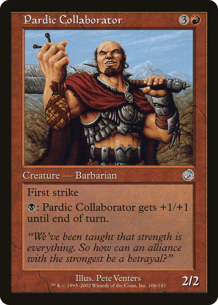 Image of Pardic Collaborator (TOR-106) - Torment Foil