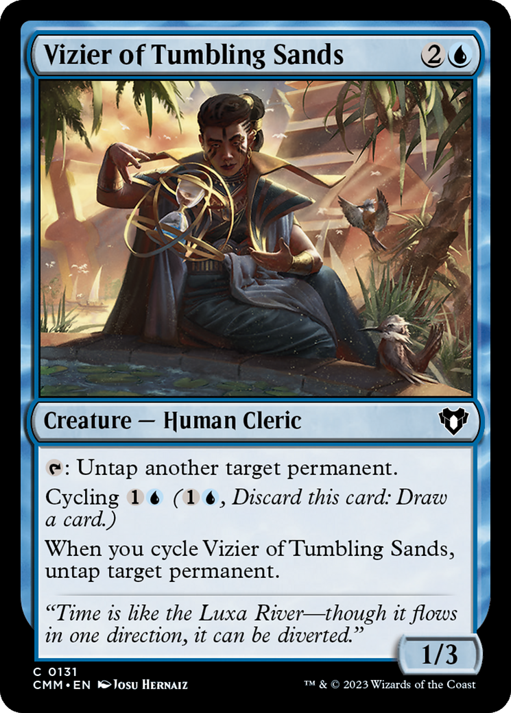 Image of Vizier of Tumbling Sands (CMM-131) - Commander Masters