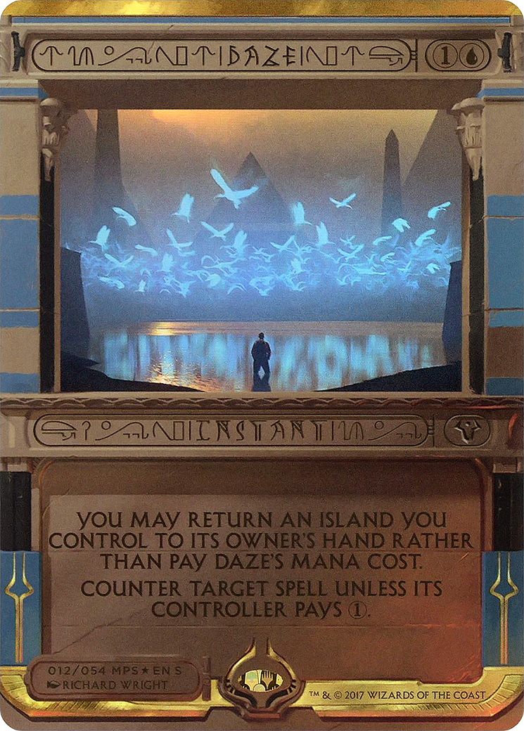 Image of Daze (MPS2-012) - Amonkhet Invocations (Borderless) Foil