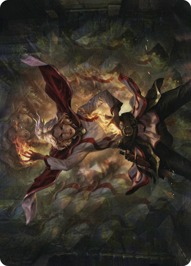 Image of Delina, Wild Mage // Delina, Wild Mage (AAFR-031) - Adventures in the Forgotten Realms Art Series (Borderless)