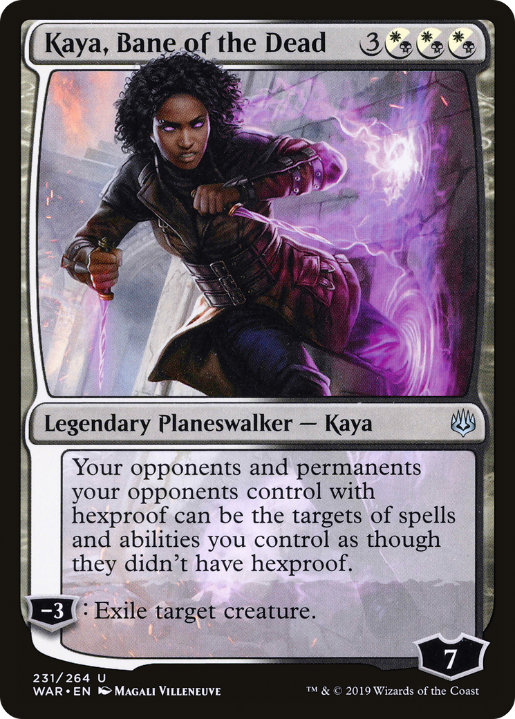 Image of Kaya, Bane of the Dead (WAR-231) - War of the Spark Foil