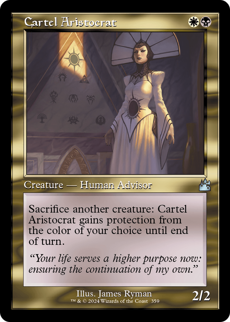 Image of Cartel Aristocrat (Retro Frame) (RVR-359) - Ravnica Remastered Foil