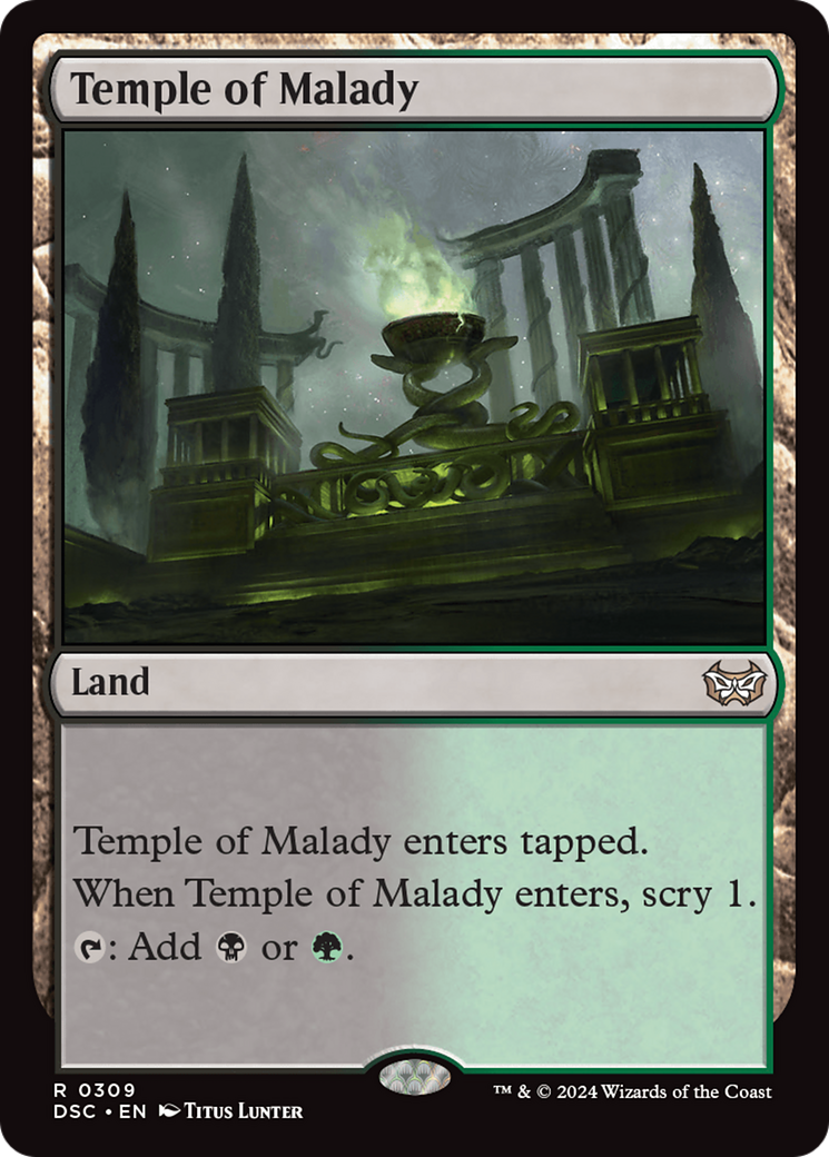 Image of Temple of Malady (DSC-309) - Duskmourn: House of Horror Commander