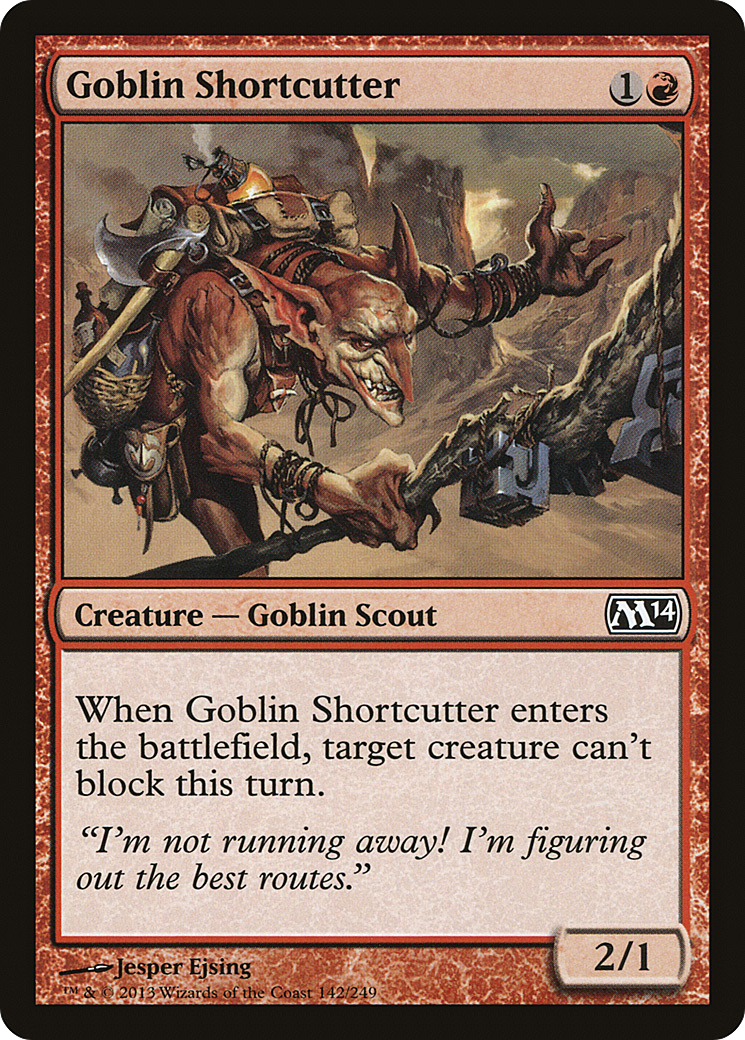 Image of Goblin Shortcutter (M14-142) - Magic 2014 Foil