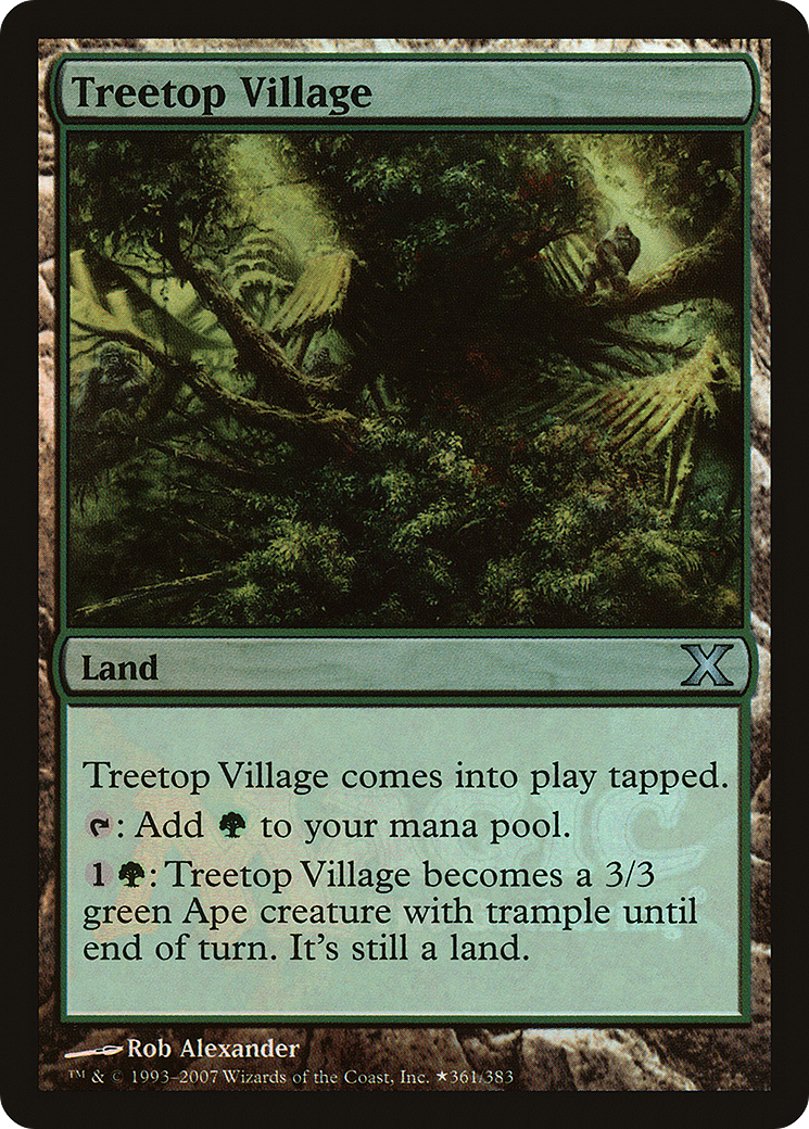Image of Treetop Village (WPN-002) - Tenth Edition Promos Foil