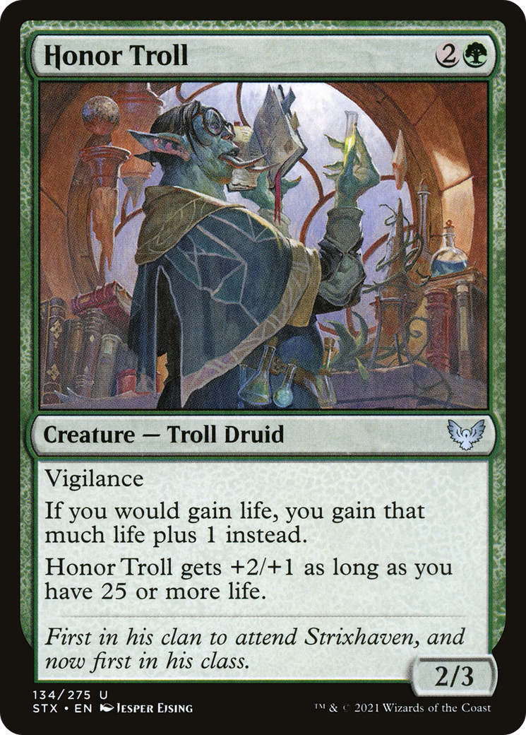 Image of Honor Troll (STX-134) - Strixhaven: School of Mages Foil