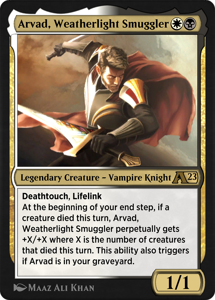 Image of Arvad, Weatherlight Smuggler (YDMU-020) - Alchemy: Dominaria
