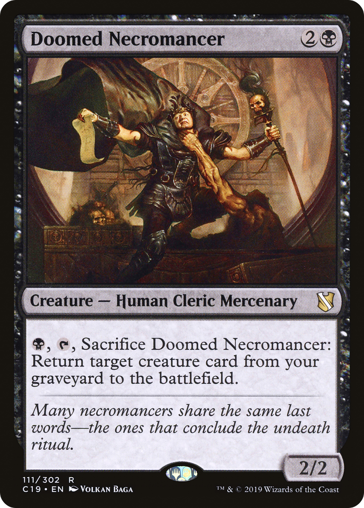 Image of Doomed Necromancer (C19-111) - Commander 2019
