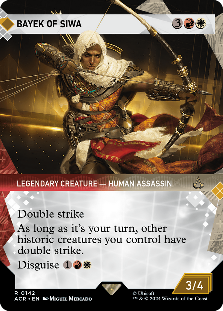 Image of Bayek of Siwa (Showcase) (ACR-142) - Assassin's Creed: (Showcase) (Borderless)