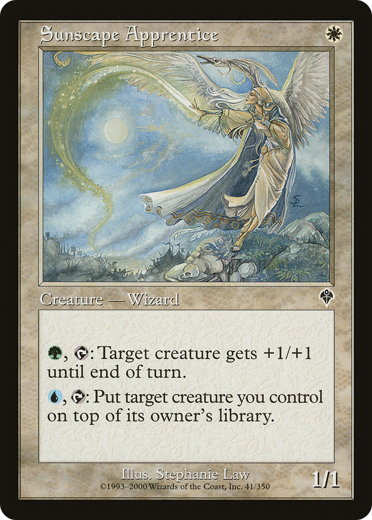 Image of Sunscape Apprentice (INV-041) - Invasion Foil
