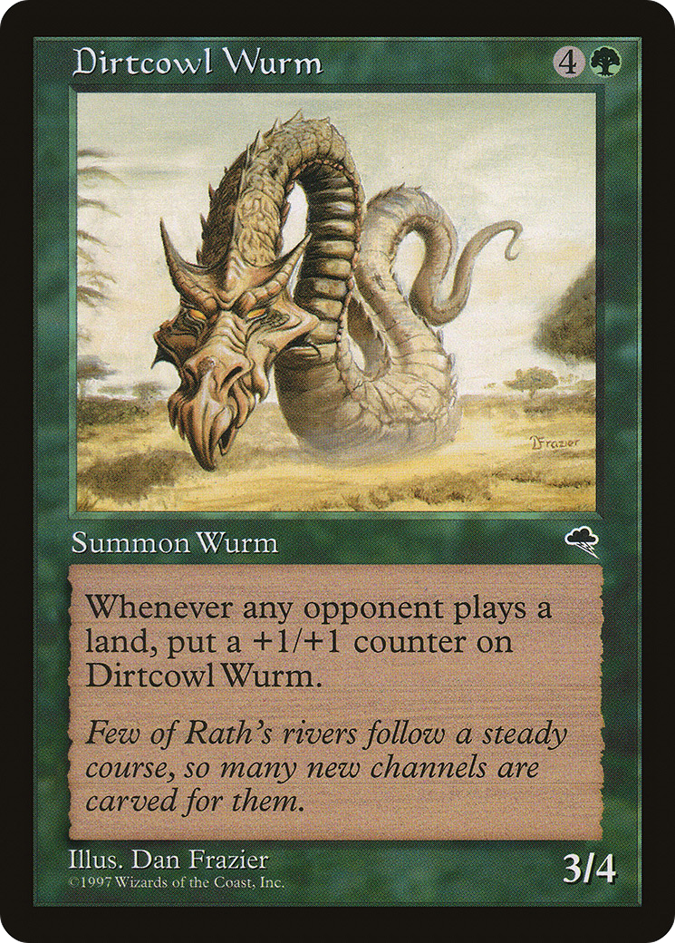 Image of Dirtcowl Wurm (TMP-221) - Tempest