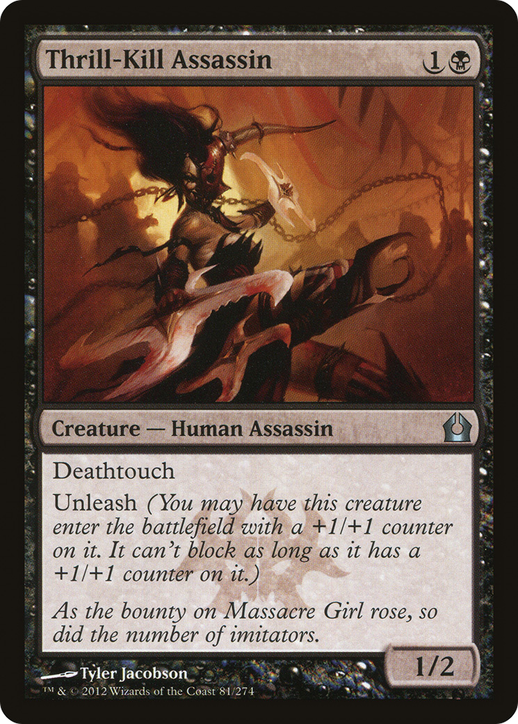 Image of Thrill-Kill Assassin (RTR-081) - Return to Ravnica Foil