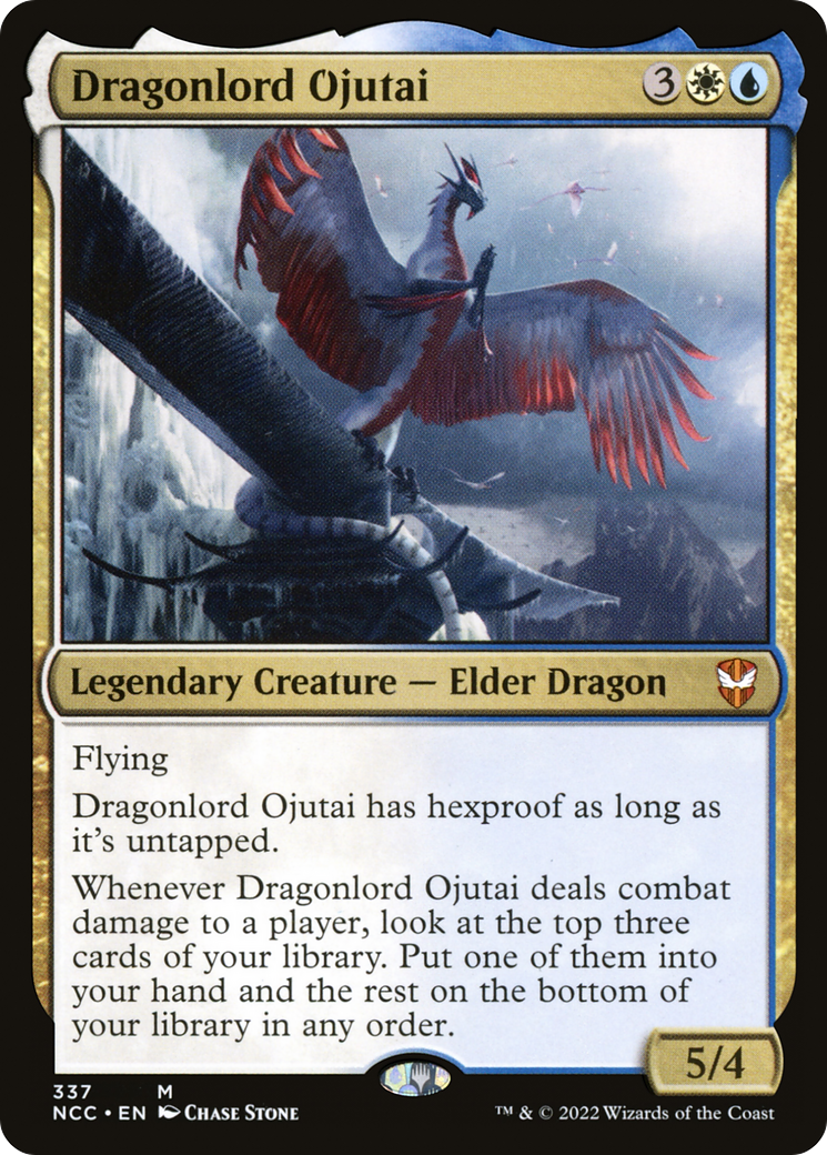 Image of Dragonlord Ojutai (NCC-337) - New Capenna Commander