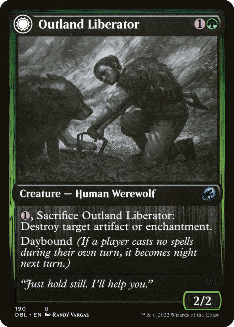 Image of Outland Liberator (DBL-190) - Innistrad: Double Feature: (Double Faced Transform)
