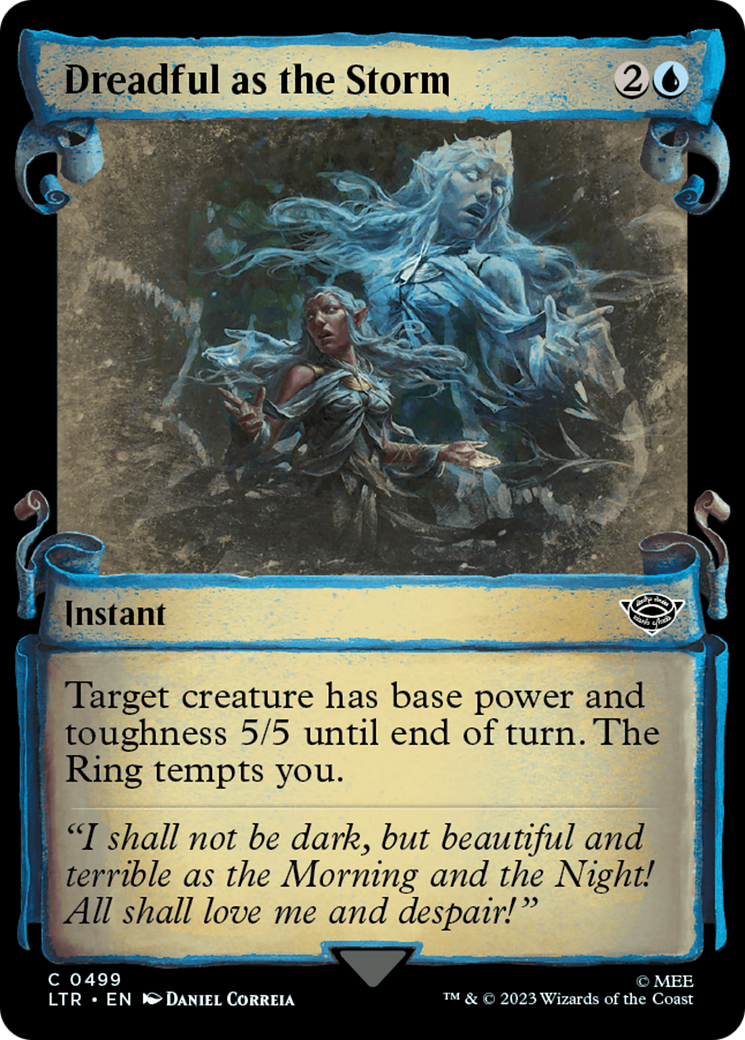 Image of Dreadful as the Storm (Showcase Scrolls) (LTR-499) - The Lord of the Rings: Tales of Middle-earth: (Showcase)