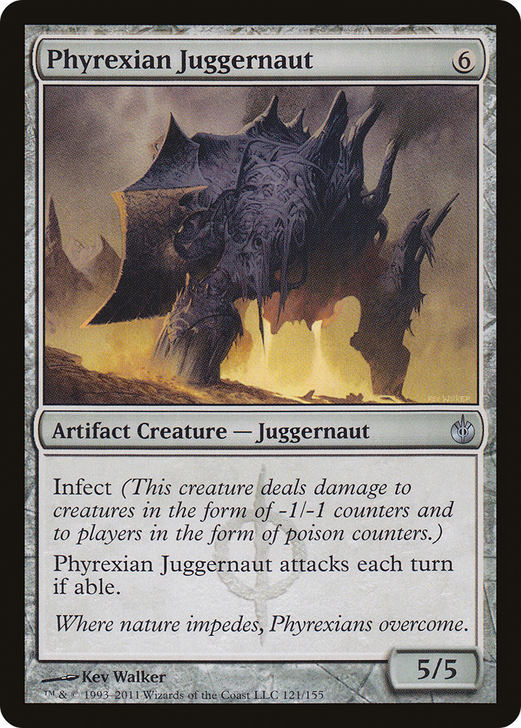 Image of Phyrexian Juggernaut (MBS-121) - Mirrodin Besieged