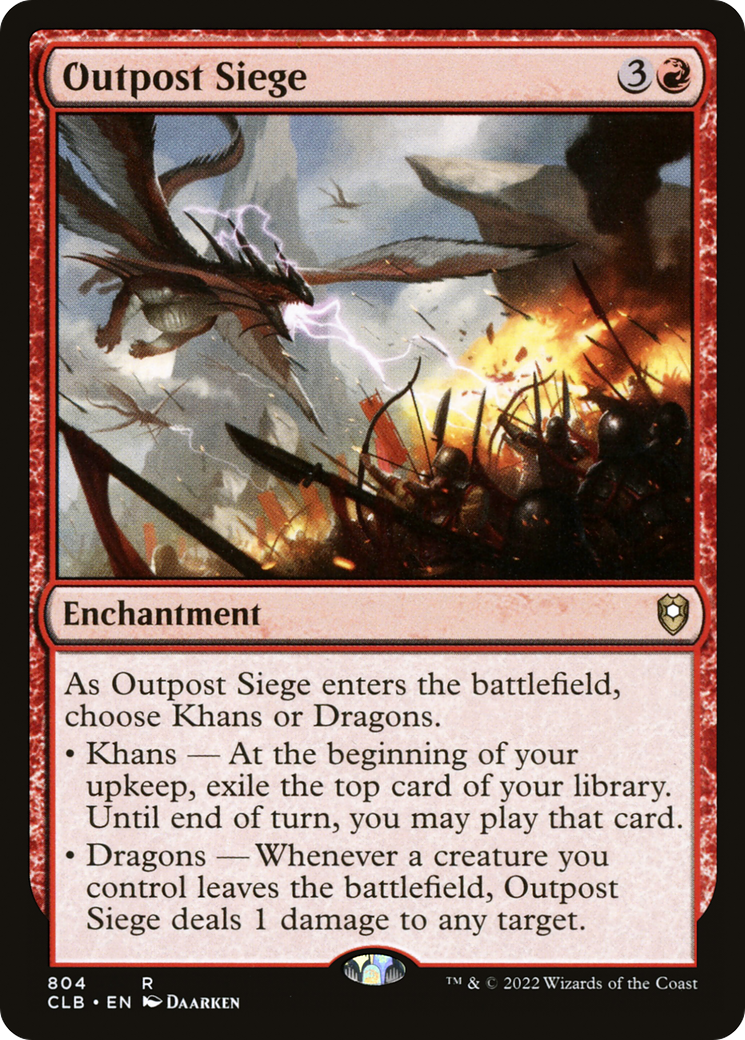 Image of Outpost Siege (CLB-804) - Commander Legends: Battle for Baldur's Gate