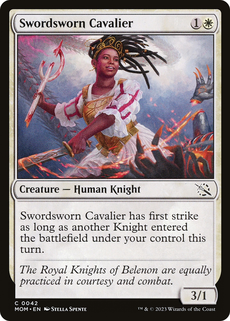 Image of Swordsworn Cavalier (MOM-042) - March of the Machine