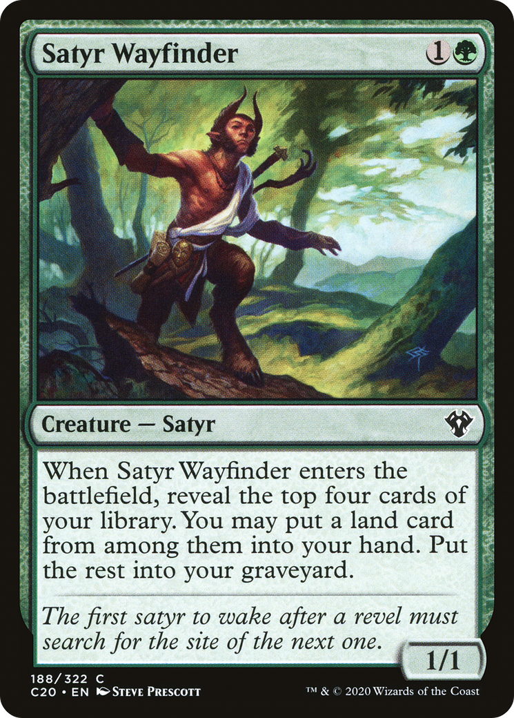 Image of Satyr Wayfinder (C20-188) - Commander 2020