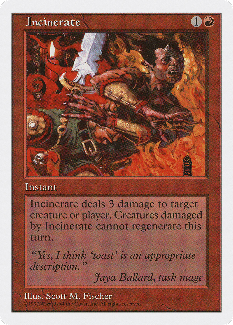 Image of Incinerate (5ED-) - Fifth Edition