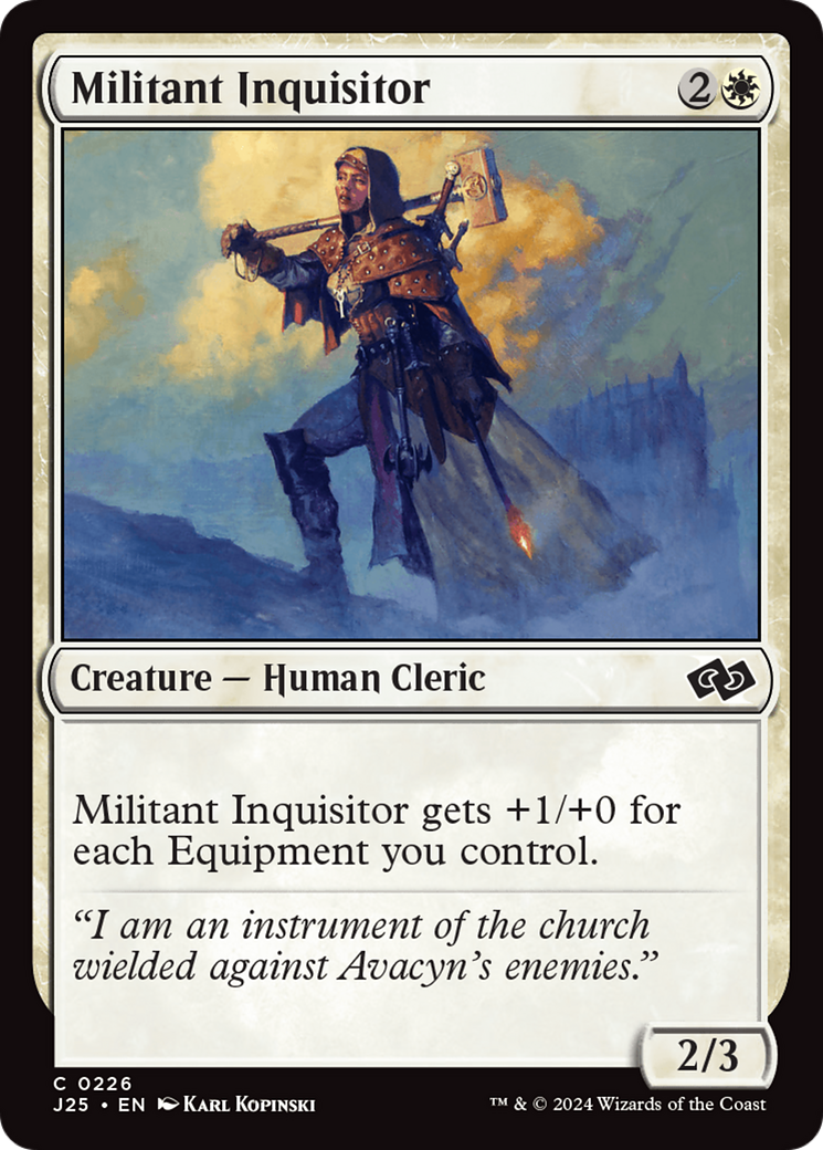 Image of Militant Inquisitor (J25-226) - Foundations Jumpstart