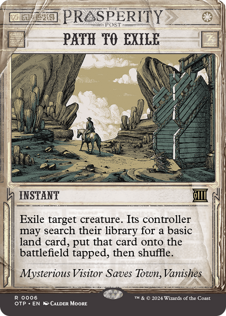 Image of Path to Exile (OTP-006) - Breaking News: (Showcase) (Borderless)