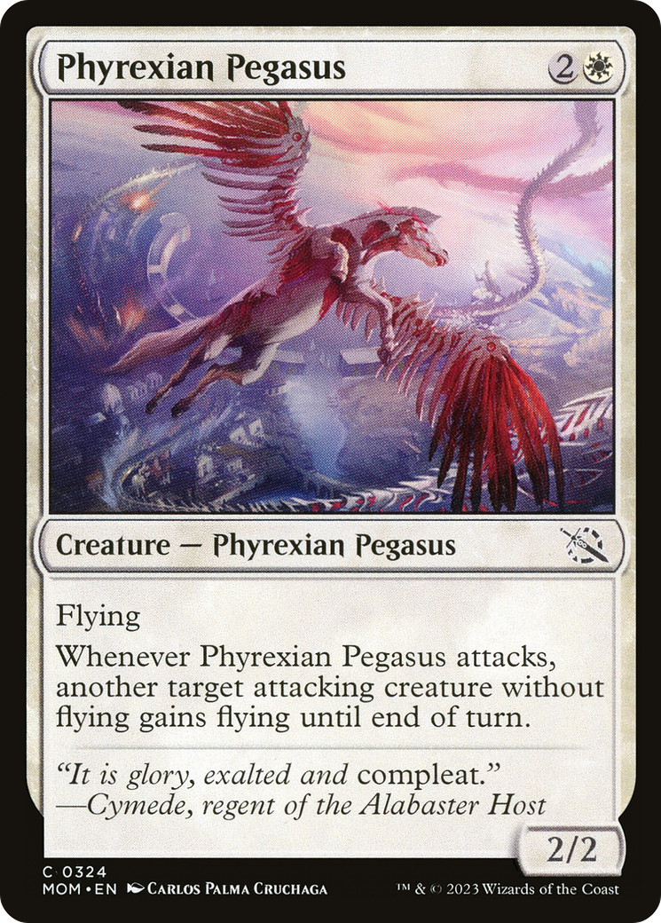 Image of Phyrexian Pegasus (MOM-324) - March of the Machine