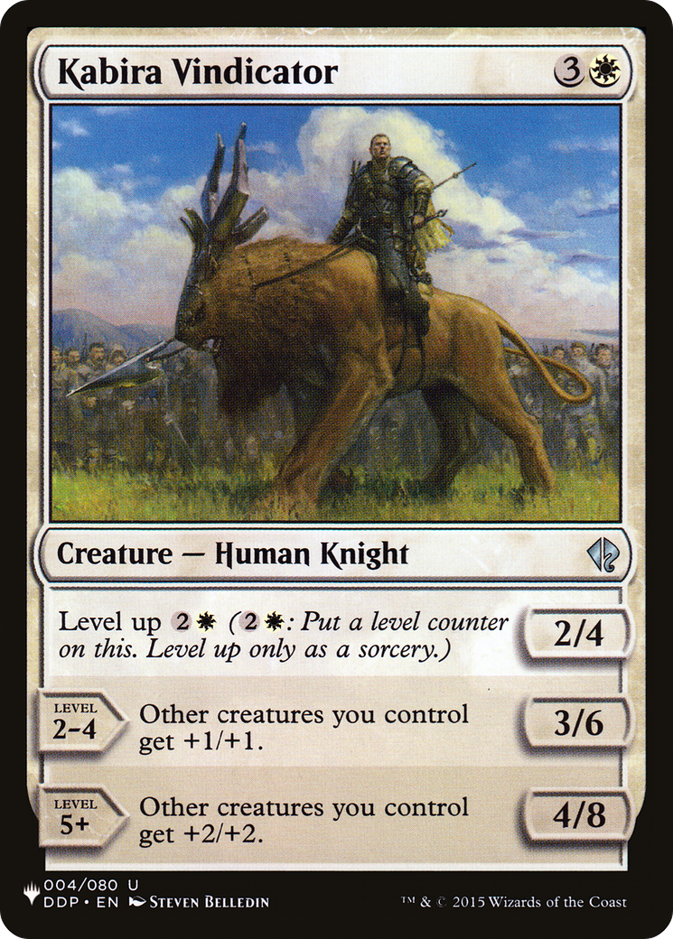 Image of Kabira Vindicator (LIST-DDP-4) - The List