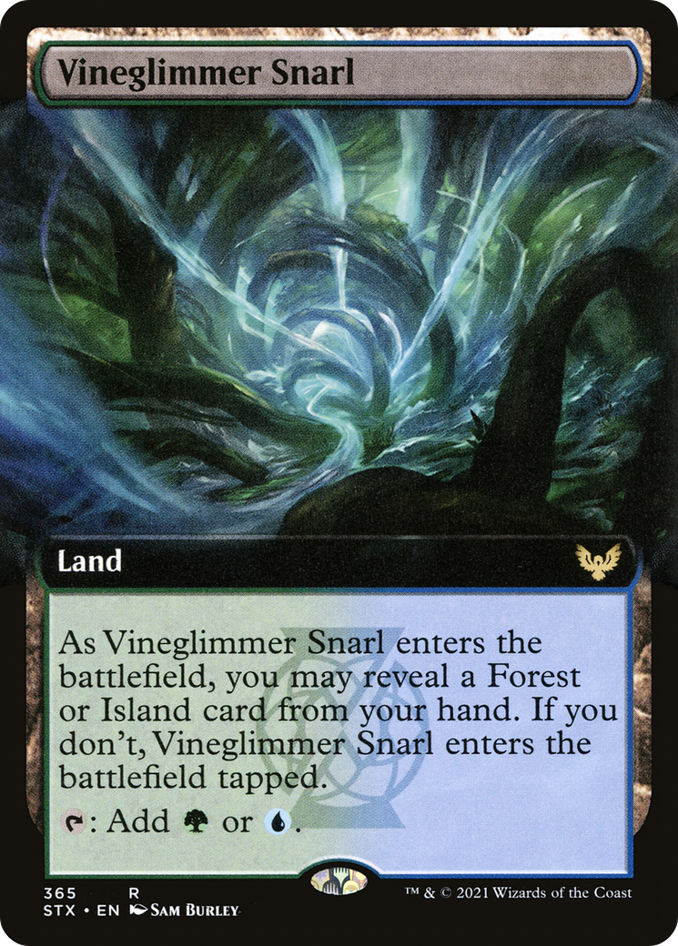 Image of Vineglimmer Snarl (Extended Art) (STX-365) - Strixhaven: School of Mages: (Extended Art)