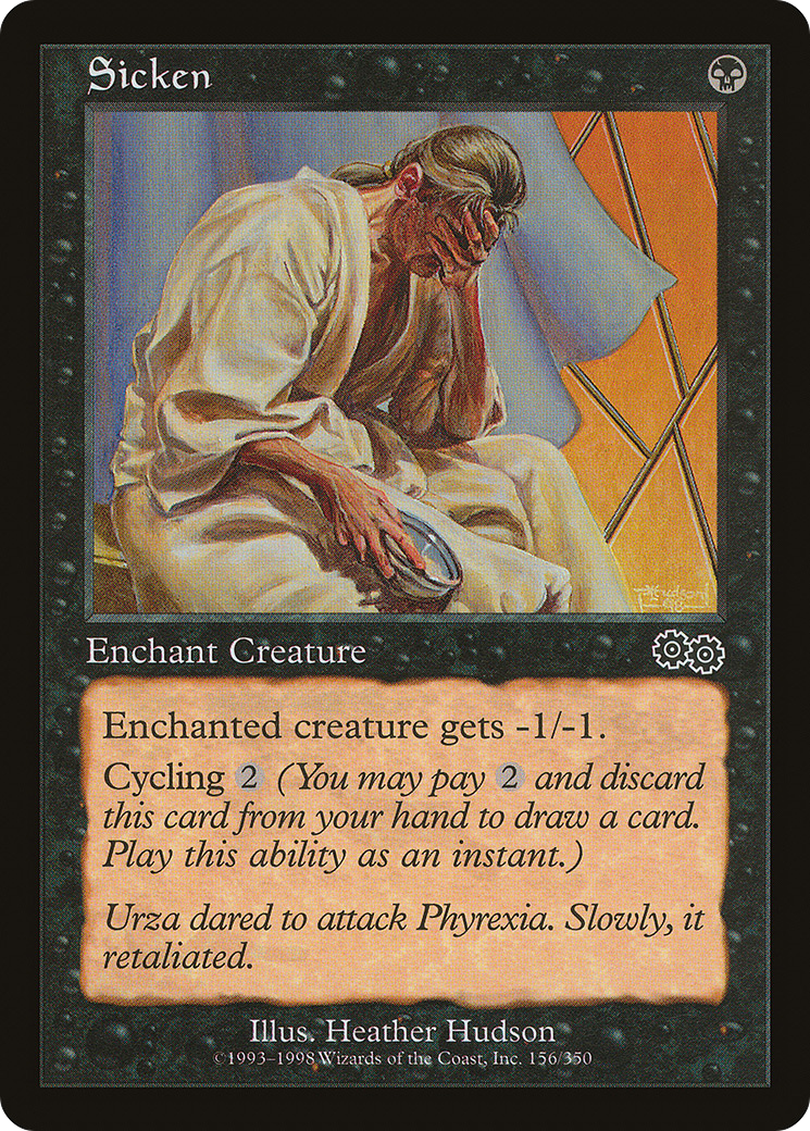 Image of Sicken (USG-156) - Urza's Saga